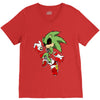 zombie sonic V-Neck Tee