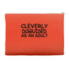 cleverly disguised as an adult t shirt s m l xl 2xl 3xl funny humor ne Accessory Pouches