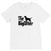 the dogfather labrador retriever V-Neck Tee