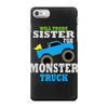 monster truck shirt for boys toddlers iPhone 7 Case