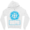aperture science volunteer Zipper Hoodie