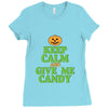 keep calm candy Ladies Fitted T-Shirt