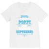 The Best Poppy Was Born In September V-Neck Tee