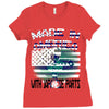 made in america 2 Ladies Fitted T-Shirt