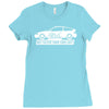 honda crx ed9 ee8 artwork jdm drift dope racing Ladies Fitted T-Shirt