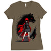 red revenge Ladies Fitted T-Shirt