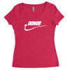 donor   mens funny Women's Triblend Scoop T-shirt