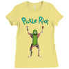 pickle rick Ladies Fitted T-Shirt