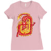 red dragon Ladies Fitted T-Shirt