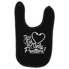 girls fish too only prettier Baby Bibs