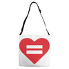 Equality Heart Adjustable Strap Totes