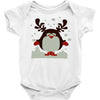 christmas t shirt santa reindeer penguin novelty xmas Baby Onesie