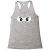 ninja mask eyes martial arts novelty Racerback Tank