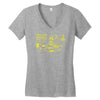 yellow submarine blueprint Women's V-Neck T-Shirt