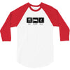 eat,sleep,golf 3/4 Sleeve Shirt