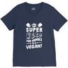 Be A Super Hero For Animals Go Vegan! V-Neck Tee