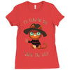 nightmare on kitty street Ladies Fitted T-Shirt