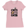cats cats cats Ladies Fitted T-Shirt