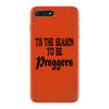 tis the season to be preggers baseball iPhone 7 Plus Case