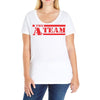 the a team 2 Ladies Curvy T-Shirt