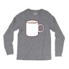 glass and coffee Long Sleeve Shirts