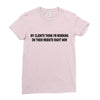 clients think i'm working web site Ladies Fitted T-Shirt