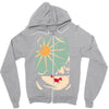 fox roaming around ii Zipper Hoodie