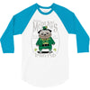 pug irish pub snorty mcpug's 3/4 Sleeve Shirt