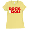rock n roll Ladies Fitted T-Shirt