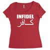 military army infidel Women's Triblend Scoop T-shirt