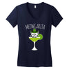 meowgarita Women's V-Neck T-Shirt