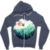 roundscape Zipper Hoodie