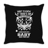 Life After Death Mess With My Baby Throw Pillow