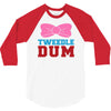 tweedle dee matching 3/4 Sleeve Shirt