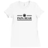 Papa Bear Ladies Fitted T-Shirt