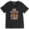 end sweetshop labor V-Neck Tee