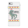 ugly dinosaur merry christmas iPhone 7 Case