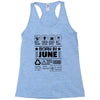 Born In June Racerback Tank