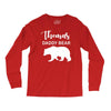 Daddy Bear - Baby Bear Custom Name Long Sleeve Shirts