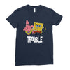 Trouble Ladies Fitted T-Shirt