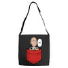saitama pocket Adjustable Strap Totes