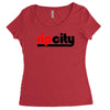 good design rip city best trending Women's Triblend Scoop T-shirt