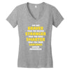 You Are Braver Than You Believe Stronger Women's V-Neck T-Shirt