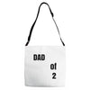 dad of 2 Adjustable Strap Totes