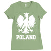 poland polska polish football flag new Ladies Fitted T-Shirt
