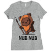 nub nub Ladies Fitted T-Shirt