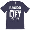 bro do you even lift baseball raglan T-Shirt