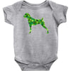 boxer leaf Baby Bodysuit