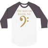 the way of bassline 3/4 Sleeve Shirt