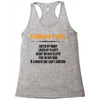 February Girl Hated By Many Racerback Tank